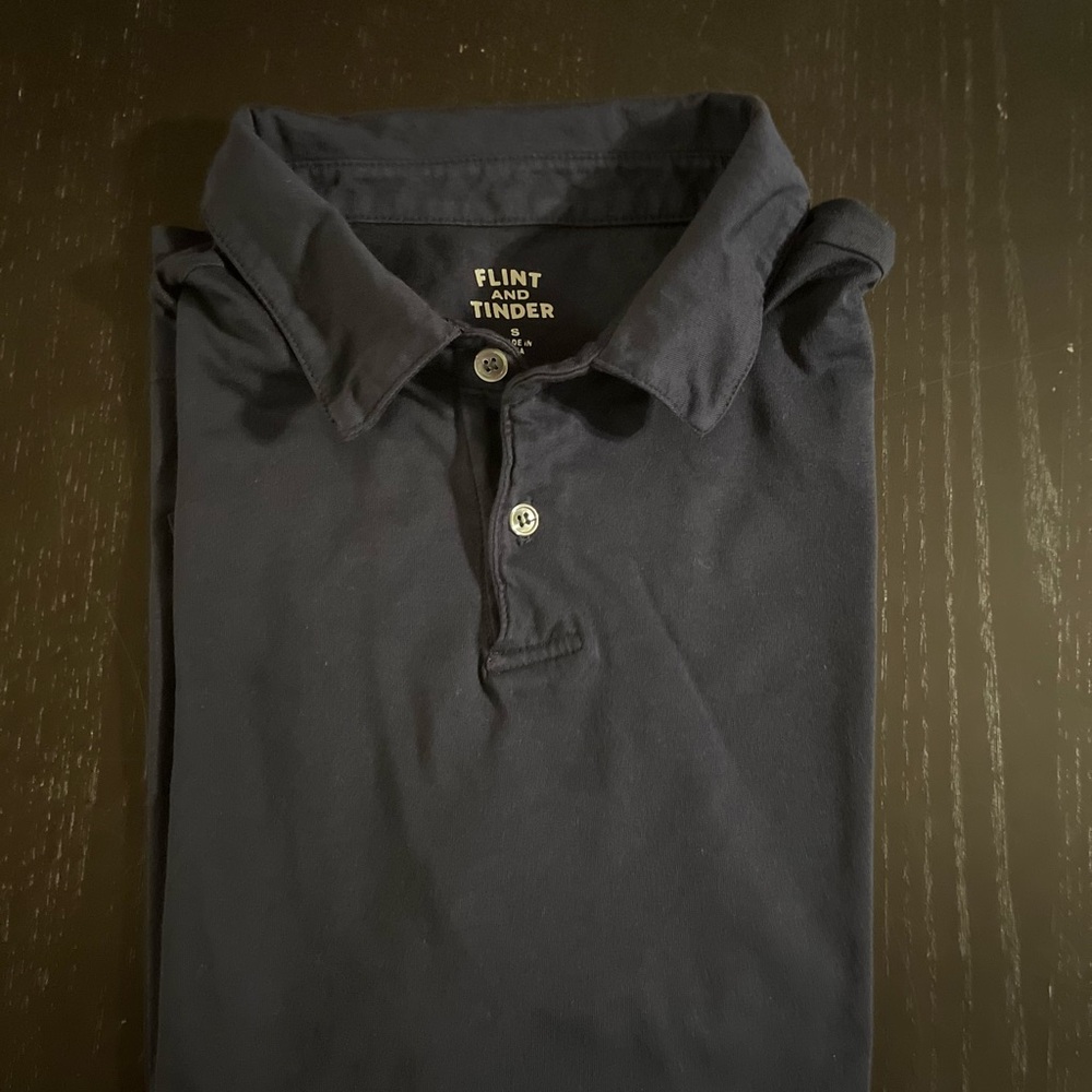 Flint and Tinder Navy Polo Shirt